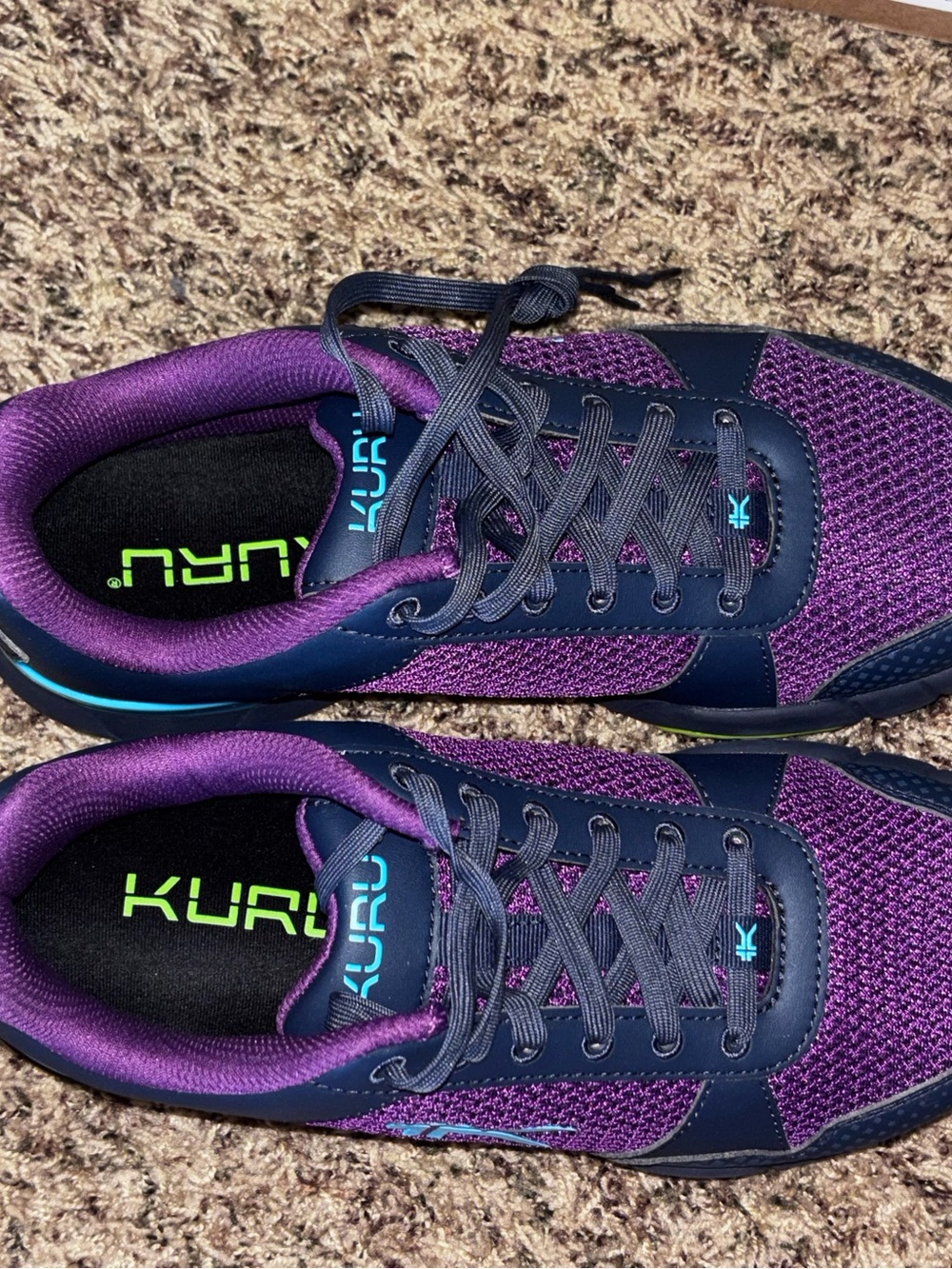 Kuru Quantum 2.0 Womens Size 9.5 Wide Grape Athletic Running Shoes Sneakers New - Picture 5 of 7